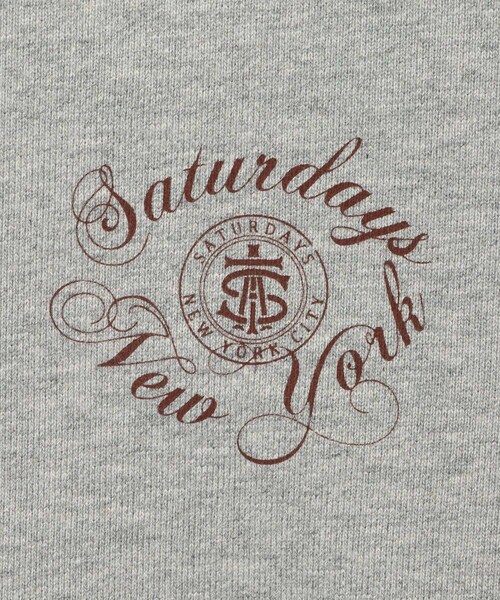 Saturdays NYC(サタデーズ ニューヨークシティ )の「Bowery Loofah Collar Sweatshirt(スウェット・レディース・グレー/ダークブラウン/グリーン・L/M/S/XL)」の18枚目の写真
