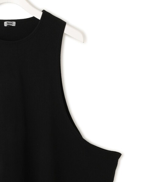 ADAM ET ROPE'(アダムエロペ)の「【TanC(タンク)】SIDE OPEN TANKTOP(タンクトップ・レディース・ブラック/ホワイト・F)」の6枚目の写真