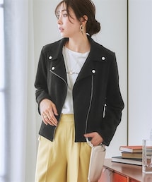 nissen | フェイクスエードライダースジャケット(ライダースジャケット)