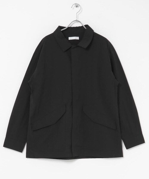 SENSE OF PLACE by URBAN RESEARCH(センスオブプレイスバイアーバンリサーチ)の「ユーティリティーロングスリーブシャツジャケット(テーラードジャケット・メンズ・BLACK/GREIGE/PURPLE・M/L)」の11枚目の写真