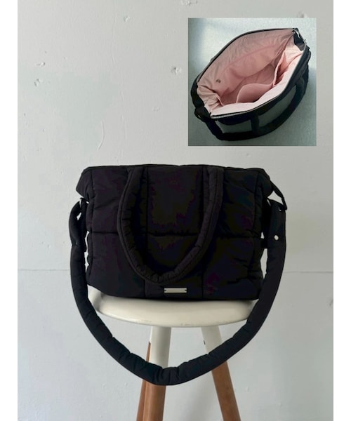 dazzlin（ダズリン）の「【吉田朱里】マシュマロトートバッグ（トートバッグ・レディース・ブラック・F）」の3枚目の写真