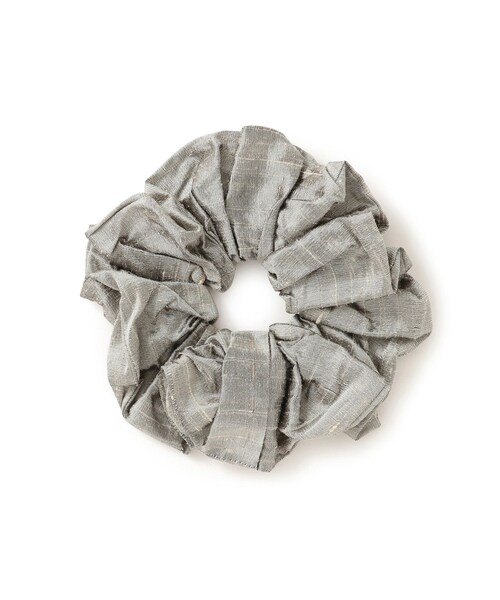 ADAM ET ROPE'(アダムエロペ)の「【J’aDoRe限定】【Pien Studios(ピエン スタジオ)】scrunchie medici(シュシュ・レディース・シルバー・F)」の2枚目の写真