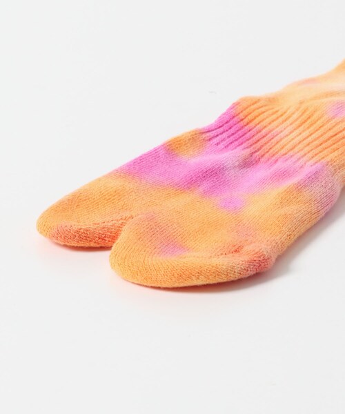 EKAL(エカル)の「NODAL Tie Dye Socks(その他アンダーウェア/インナー・メンズ・SODA KHK/ORG PNK/PPL Y GRN/BLU NVY/L GRY CCL・one)」の19枚目の写真