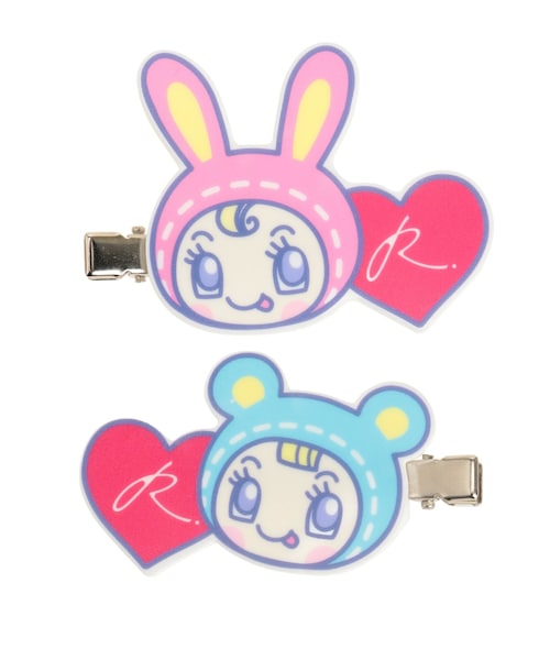 RESEXXY（リゼクシー）の「RESEXXY×Mezzo Piano ベリエちゃん・ブルーベリエちゃん前髪クリップ（ヘアピン・レディース・ミックス・F）」の2枚目の写真