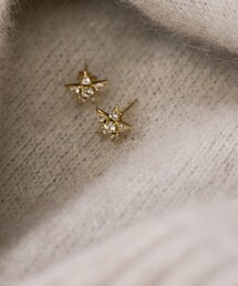 ADAM ET ROPE' | 【GIGI（ジジ）】Hispania Stella earrings K18YG+sapphire(ピアス（両耳用）)