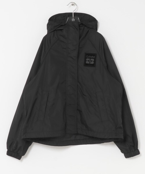 URBAN RESEARCH（アーバンリサーチ）の「GANNI　FLYWEIGHT NYLON JACKET（テーラードジャケット・レディース・BLACK・S/M）」の3枚目の写真