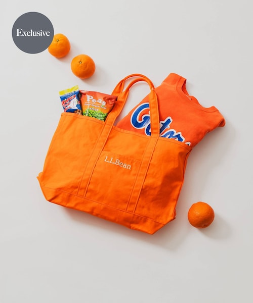 URBAN RESEARCH DOORS(アーバンリサーチドアーズ)の「『別注』L.L.Bean×DOORS GROCERY TOTE(トートバッグ・レディース・GRAY/BLUE/RED/ORANGE・One)」の4枚目の写真