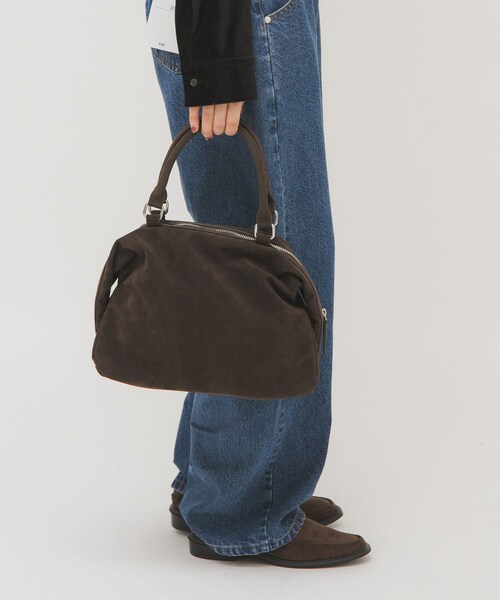 KBF（ケイビーエフ）の「ドロップファスナーデザインボストンBAG（ボストンバッグ・レディース・D.BROWN/BEIGE・One）」の6枚目の写真
