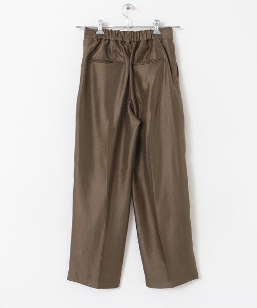 URBAN RESEARCH Sonny Label（アーバンリサーチサニーレーベル）の「シャイニーツイルサテンパンツ（その他パンツ・レディース・バター/ブラウン・36/38）」の13枚目の写真
