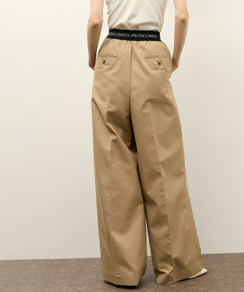 ADAM ET ROPE'(アダムエロペ)の「【PROTAGONISTA for ADAM ET ROPE'】別注 撥水 Chino Pants(チノパンツ・レディース・ベージュ・0/1)」の8枚目の写真