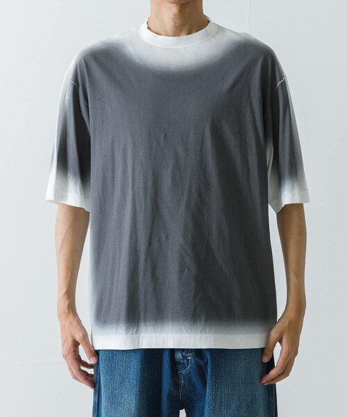 URBAN RESEARCH（アーバンリサーチ）の「GGG　Fade Print Crew-Neck Short-Sleeve T-shirts（Tシャツ/カットソー・メンズ・WHTxCHL/WHTxECR・M/L）」の10枚目の写真