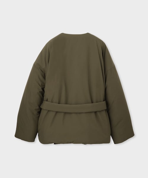 ROPE'（ロペ）の「【一部店舗限定】【REALM（レルム）】NYLON PUFFY SHORT COAT｜コート（ナイロンジャケット・レディース・ブラック/カーキ・38）」の18枚目の写真