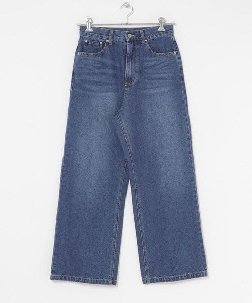ITEMS URBANRESEARCH(アイテムズ アーバンリサーチ)の「デニムストレートパンツ(デニムパンツ・レディース・L.BLU/BLU・S/M)」の20枚目の写真