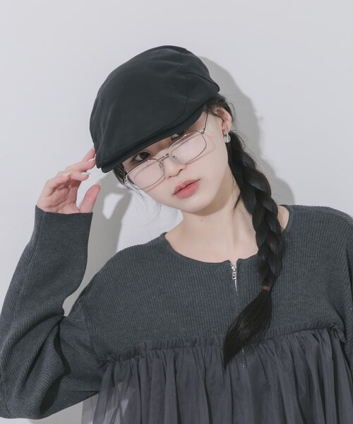 SMELLY（スメリー）の「ドロストハンチング（ハンチング/ベレー帽・レディース・BRN/BLK・-）」の8枚目の写真