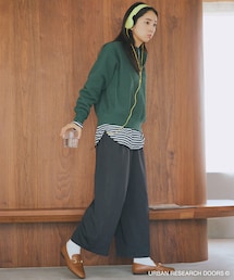 URBAN RESEARCH DOORS | 『仁村紗和さん着用』『UR TECH』完声9分丈ワイドパンツ(その他パンツ)