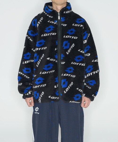 URBAN RESEARCH（アーバンリサーチ）の「LOTTO　LOGO BOA BLOUSON（ブルゾン・メンズ・BEIGE/BLACK・M/L/XL/XXL）」の5枚目の写真