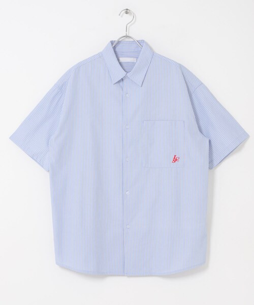 SENSE OF PLACE by URBAN RESEARCH（センスオブプレイスバイアーバンリサーチ）の「『別注』LOVE POP STUDIO×SENSE OF PLACE　シャツ（シャツ/ブラウス・メンズ・WHITE/BLUE・M/L）」の21枚目の写真