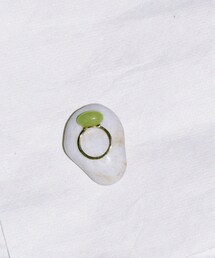 SMELLY | SMELLY so’　oval yellow jade ring(リング)