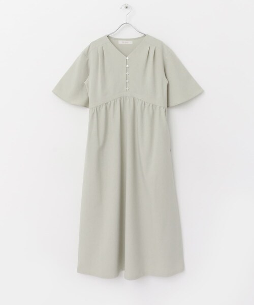 URBAN RESEARCH ROSSO（アーバンリサーチロッソ）の「『UR TECH DRYLUXE』F by ROSSO　ウエストマークワンピース（ワンピース・レディース・BEIGE/L/GRAY/NAVY・36/38）」の12枚目の写真