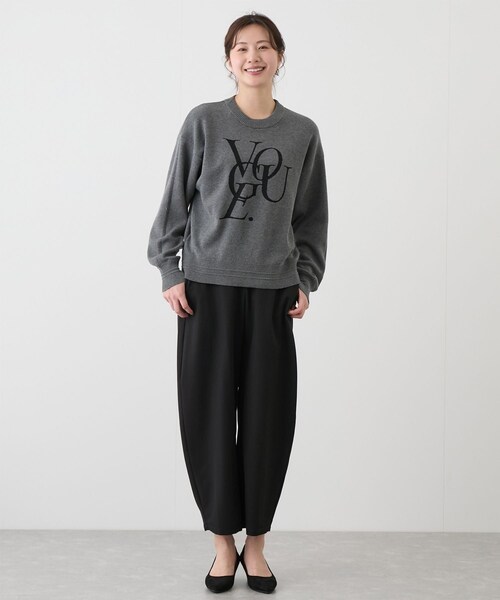 Jayro（ジャイロ）の「ジャガードロゴニットプルオーバー（ニット/セーター・レディース・チャコール/ライトグレー/パープル・F）」の18枚目の写真