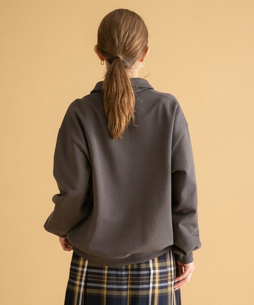 URBAN RESEARCH Sonny Label（アーバンリサーチサニーレーベル）の「GEM SPORTSWEAR　スウェットポロシャツ（スウェット・レディース・ブラウン/オートミール/チャコール・M/L）」の21枚目の写真
