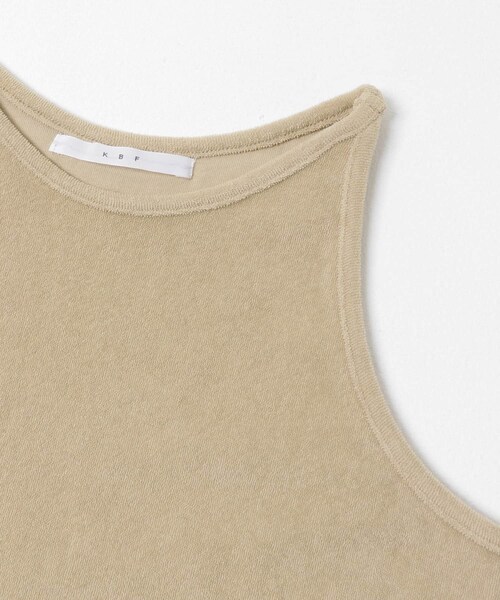 KBF（ケイビーエフ）の「タンクトップSETオールインワン（つなぎ/オールインワン・レディース・BEIGE/NAVY・36/38）」の6枚目の写真