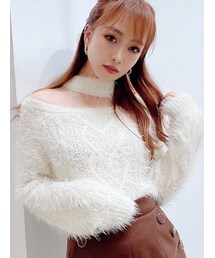 RESEXXY | チョーカーシャギーニットトップス(ニット/セーター)