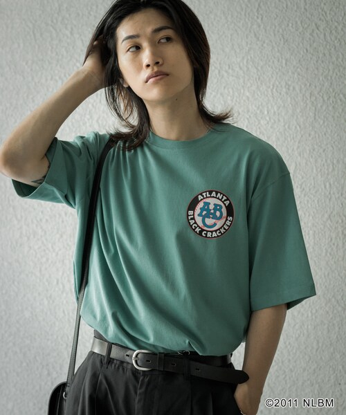 SENSE OF PLACE by URBAN RESEARCH(センスオブプレイスバイアーバンリサーチ)の「Negro Leagues プリントTシャツ A(Tシャツ/カットソー・メンズ・WHITE/MINT・M/L)」の20枚目の写真