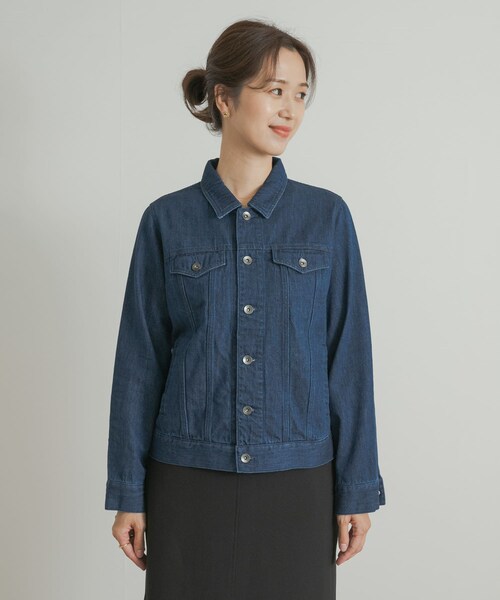 URBAN RESEARCH DOORS（アーバンリサーチドアーズ）の「Denim Jacket（デニムジャケット・レディース・INDIGO/ONE WASH・M）」の12枚目の写真