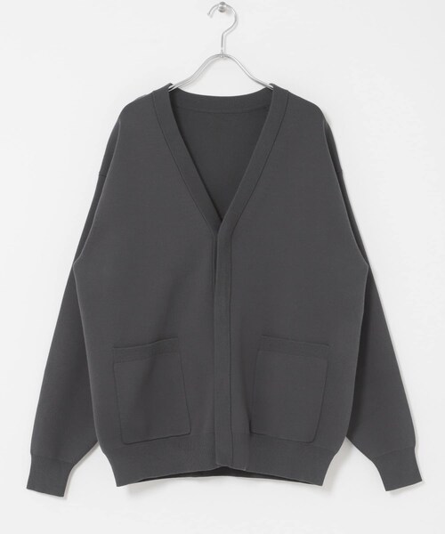 URBAN RESEARCH DOORS（アーバンリサーチドアーズ）の「『UR TECH Renew Knit』Vネックカーディガン（カーディガン/ボレロ・メンズ・GRAY/CHARCOAL/LIGHTBROWN・M/L）」の12枚目の写真