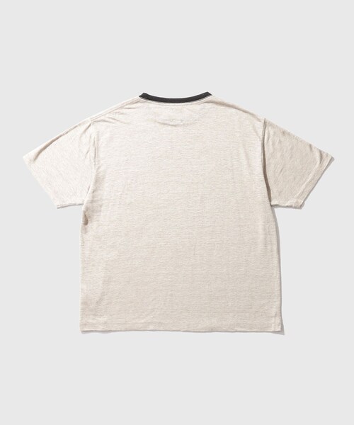 ADAM ET ROPE'(アダムエロペ)の「【BATONER/バトナー】NORMANDY LINEN T-SHIRT(Tシャツ/カットソー・メンズ・キナリ/ベージュ・2/3)」の11枚目の写真