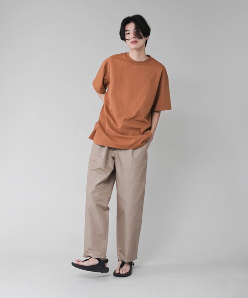 EKAL（エカル）の「『吸水速乾/UVカット』DRY OUT SHORT-SLEEVE T-SHIRTS（Tシャツ/カットソー・メンズ・ホワイト/ネイビー/サルチャ/ブラウンカーキ/ダークプラム・M/L）」の21枚目の写真