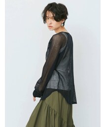 Ungrid | メッシュロングスリーブTee(Tシャツ/カットソー)