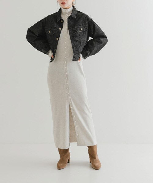 URBAN RESEARCH ROSSO（アーバンリサーチロッソ）の「『別注』Lee101 ×ROSSO　 SHORT JACKET（デニムジャケット・レディース・BLKONEWASH・Short）」の7枚目の写真