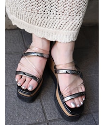 MURUA | スクエアチューブサンダル(サンダル)