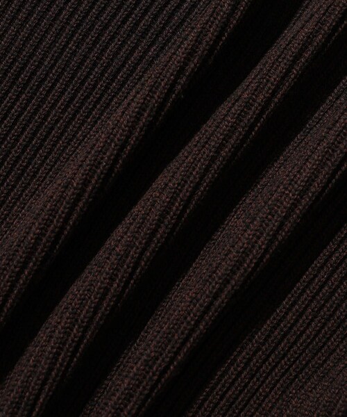 ADAM ET ROPE'（アダムエロペ）の「《別注》【BATONER/バトナー】EX SOLIDWOOL RIB SKIPPER（ニット/セーター・メンズ・ブラック/ダークブラウン/レッド・2/3/4）」の19枚目の写真