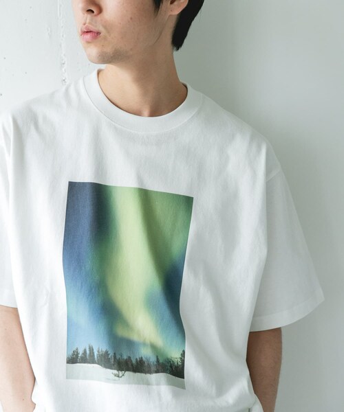 URBAN RESEARCH DOORS(アーバンリサーチドアーズ)の「NATURE PHOTO SHORT-SLEEVE T-SHIRTS(Tシャツ/カットソー・メンズ・WHITE/BLACK・M/L)」の6枚目の写真