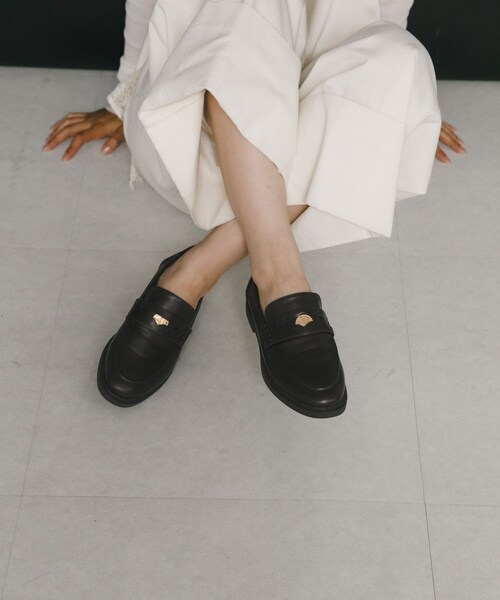 RODE SKO（ロデスコ）の「『WEB/一部店舗限定』コインローファー（ローファー・レディース・BLACK/BROWN/CAMEL/S/BLACK/E・36/37/38/39）」の19枚目の写真