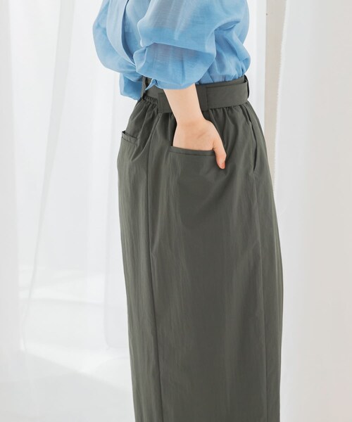 URBAN RESEARCH ROSSO（アーバンリサーチロッソ）の「ベルト付スカート（スカート・レディース・khaki/white/orange・FREE）」の20枚目の写真