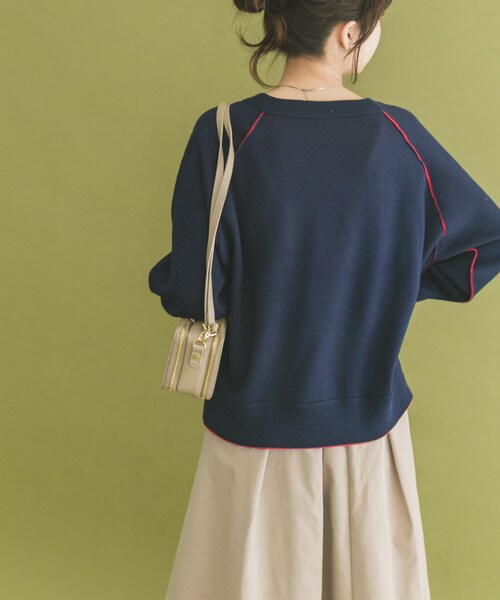 ITEMS URBANRESEARCH(アイテムズ アーバンリサーチ)の「リバーシブルスウェットライクニット(ニット/セーター・レディース・GRY×BLU/NVY×RED/YEO×BRN・FREE)」の16枚目の写真