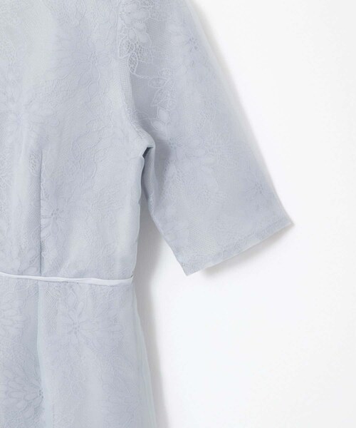 URBAN RESEARCH ROSSO（アーバンリサーチロッソ）の「kaene　シアーレースパイピングドレス（ワンピース・レディース・sax/bk・38）」の21枚目の写真