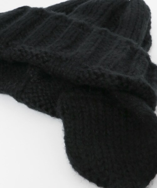 ITEMS URBANRESEARCH（アイテムズ アーバンリサーチ）の「フライトニットキャップ（ニットキャップ/ビーニー・レディース・OFF/BLK・-）」の12枚目の写真