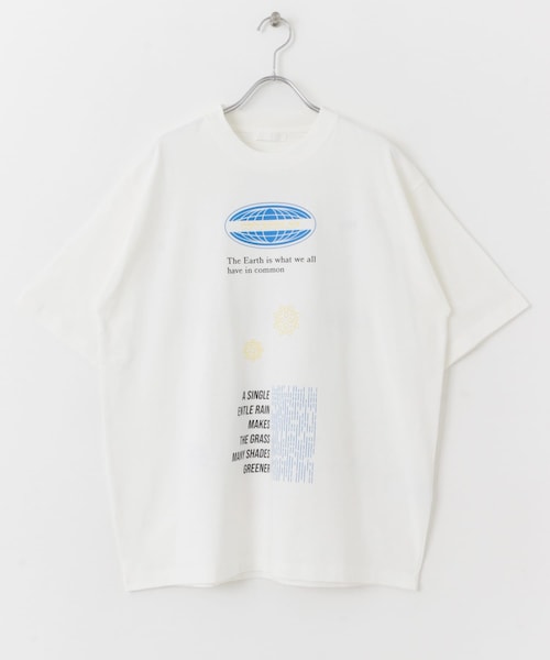 SENSE OF PLACE by URBAN RESEARCH（センスオブプレイスバイアーバンリサーチ）の「ロゴグラフィックTシャツ(5分袖) A（Tシャツ/カットソー・メンズ・WHITE/BLACK/ROYAL BLUE・M/L）」の18枚目の写真
