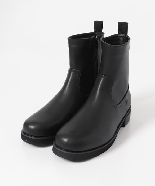 SENSE OF PLACE by URBAN RESEARCH（センスオブプレイスバイアーバンリサーチ）の「ラウンドトゥサイドジップブーツ（ブーツ・メンズ・BLACK/BROWN・26.5/27.5）」の9枚目の写真