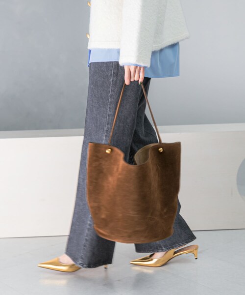 URBAN RESEARCH ROSSO（アーバンリサーチロッソ）の「ETTE　filo bag（トートバッグ・レディース・DBROWN/BLACK・0）」の3枚目の写真