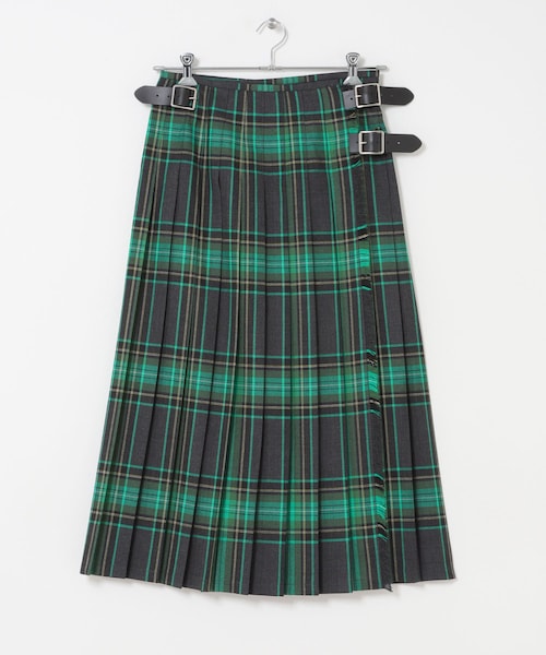 かぐれ（カグレ）の「『別注』O’NEIL OF DUBLIN×かぐれ　PLEATS WRAP SKIRT 85cm（スカート・レディース・MOYNALTY/LOUGH MASK・XS）」の17枚目の写真