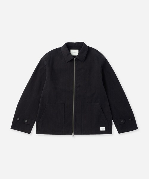 Saturdays NYC（サタデーズ ニューヨークシティ ）の「Harrison Washed Blouson（ブルゾン・レディース・ブラック/ベージュ・L/M/S）」の3枚目の写真