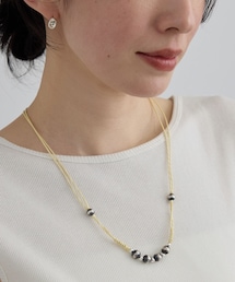 ADAM ET ROPE' | 【J'aDoRe・店舗限定】【ERICKA NICOLAS BEGAY】コード×シルバーボールショートネックレス(ネックレス)