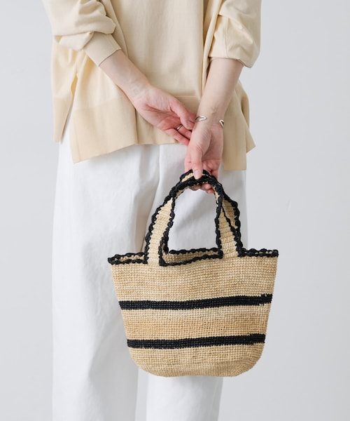 かぐれ(カグレ)の「Indego Africa ODETTE TOTE MINI(かごバッグ・レディース・NATURAL・Free)」の1枚目の写真
