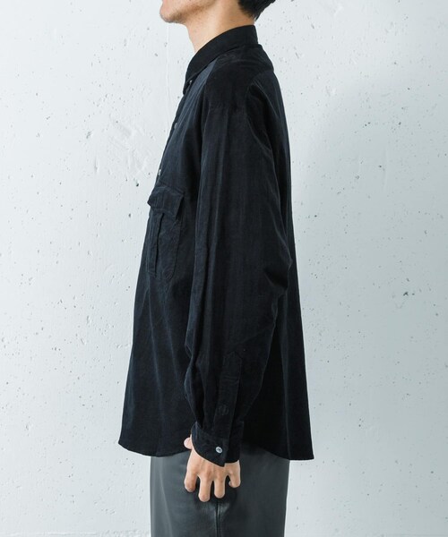 URBAN RESEARCH（アーバンリサーチ）の「PORTER CLASSIC　R-UP ORGANIC CRDRY SHIRT（シャツ/ブラウス・メンズ・BLACK・L/XL/XXL）」の6枚目の写真